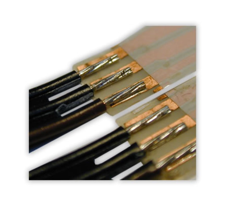 Lötung von Einzellitzen auf einer Flexprint-Leiterplatte (FPC)