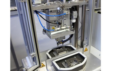 Standard Anlagenbauform mit Drehteller - Mit Schnellwechselsystem.