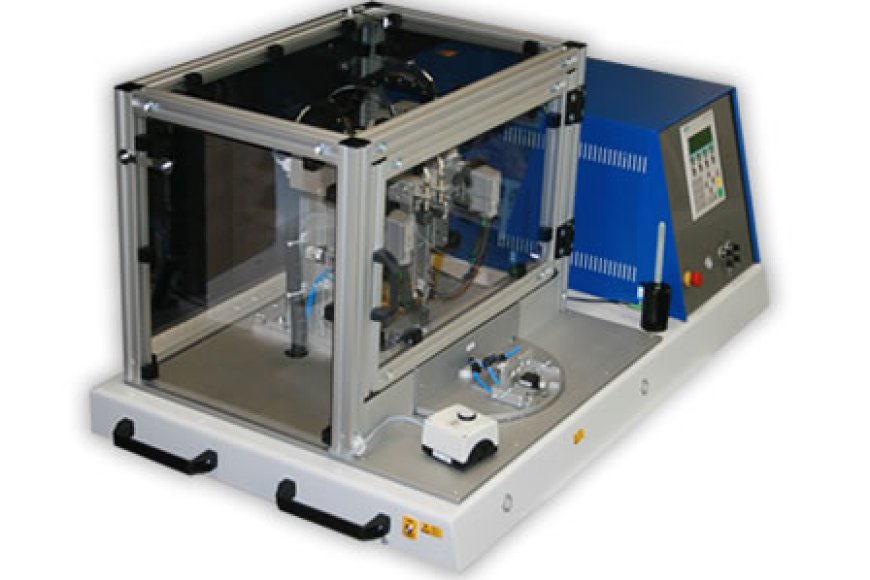 Standardsystem mit Drehteller - Puls-Heiz-Stempel - Einzel- und Mehrfachstempel.